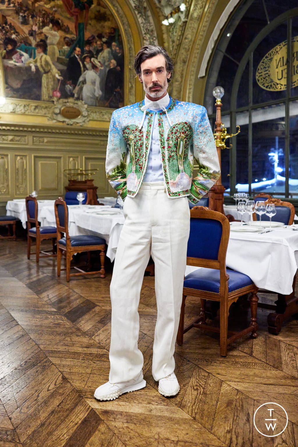 Fashion Week Paris Fall/Winter 2022 look 59 from the Casablanca collection menswear