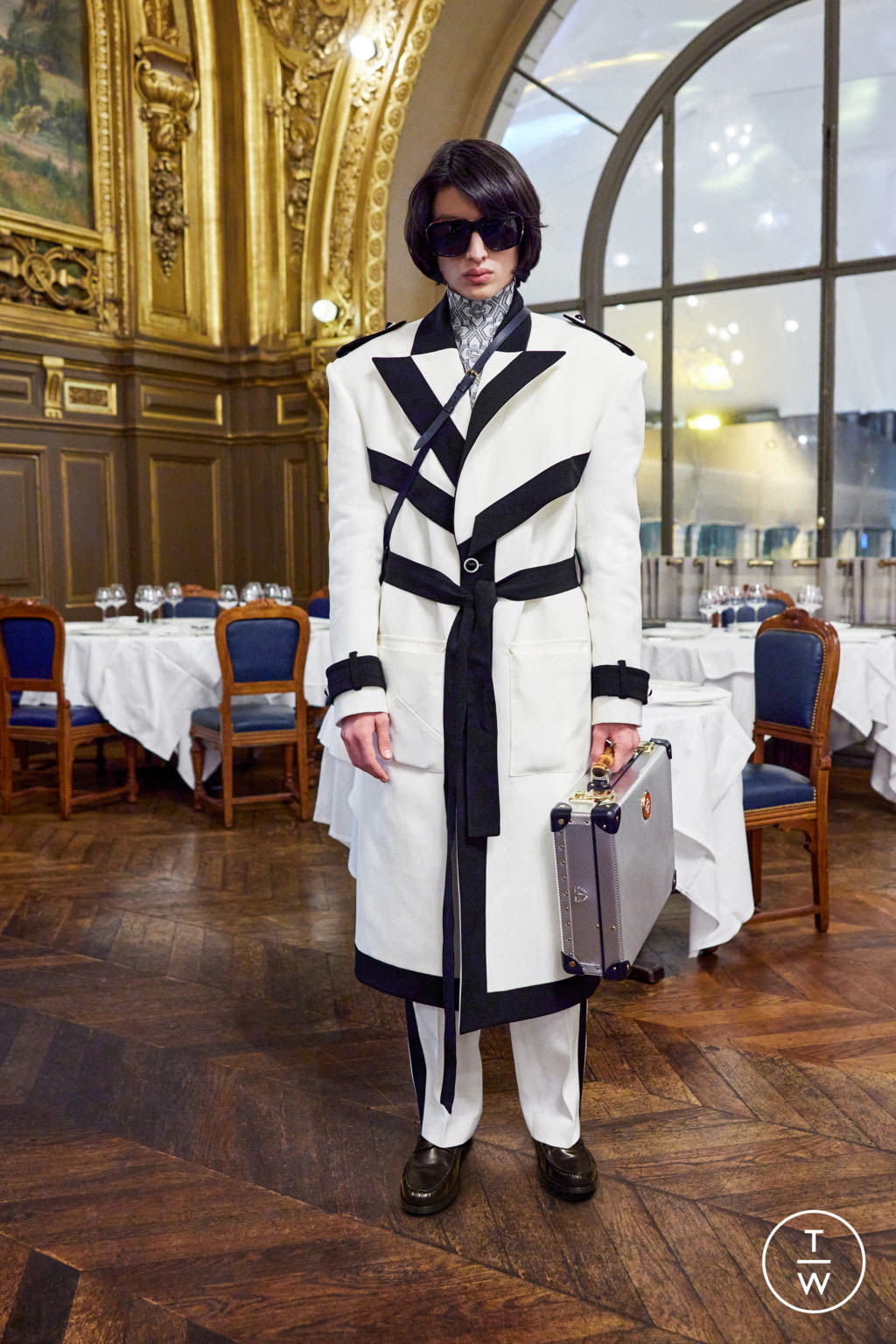 Fashion Week Paris Fall/Winter 2022 look 63 from the Casablanca collection menswear