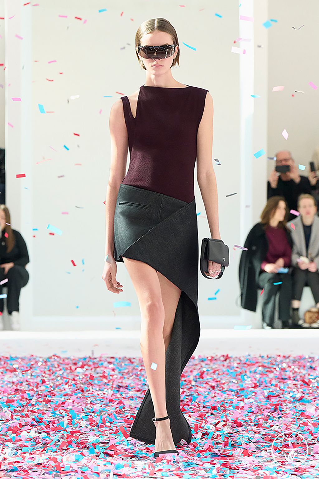 Fashion Week Paris Fall/Winter 2025 look 13 from the Courrèges collection womenswear