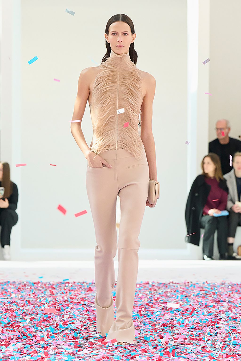 Fashion Week Paris Fall/Winter 2025 look 36 from the Courrèges collection womenswear