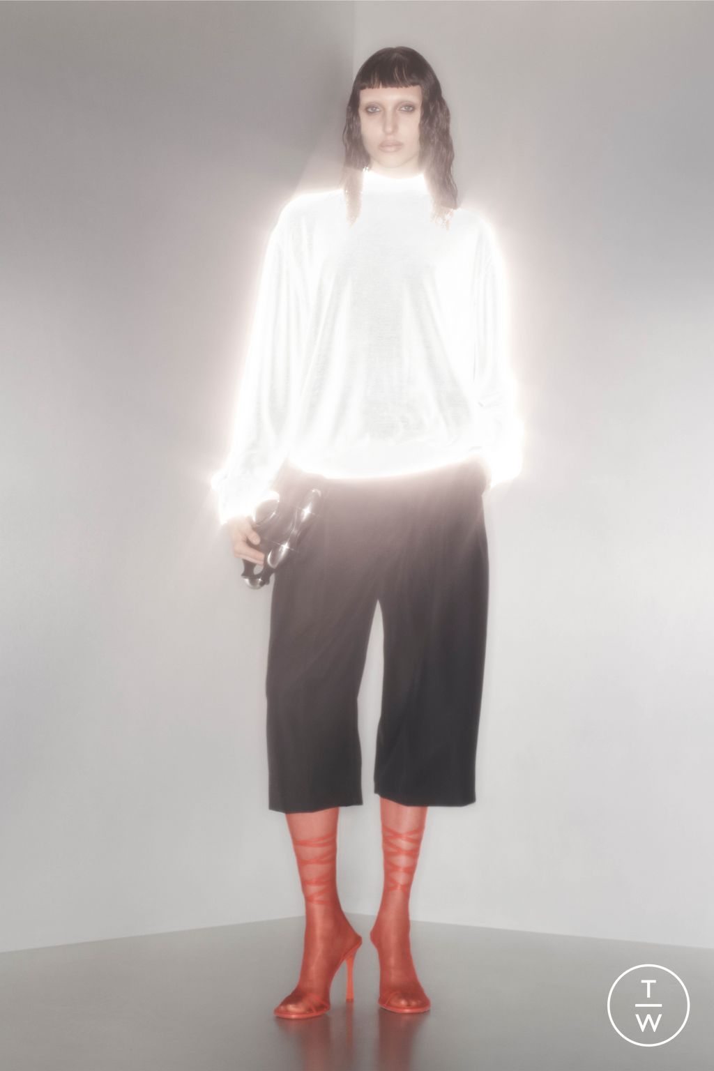Fashion Week New York Pre-Fall 2023 look 9 from the Alexander Wang collection womenswear
