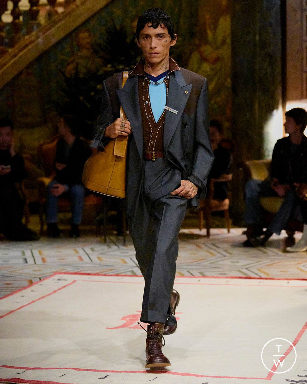 Fashion Week Milan Spring/Summer 2026 look 23 from the Versace collection womenswear