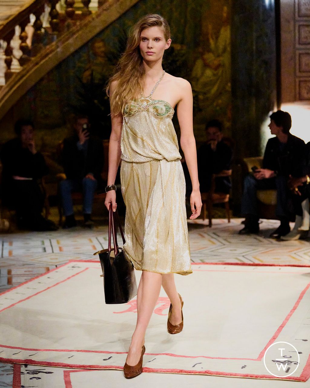 Fashion Week Milan Spring/Summer 2026 look 45 from the Versace collection womenswear