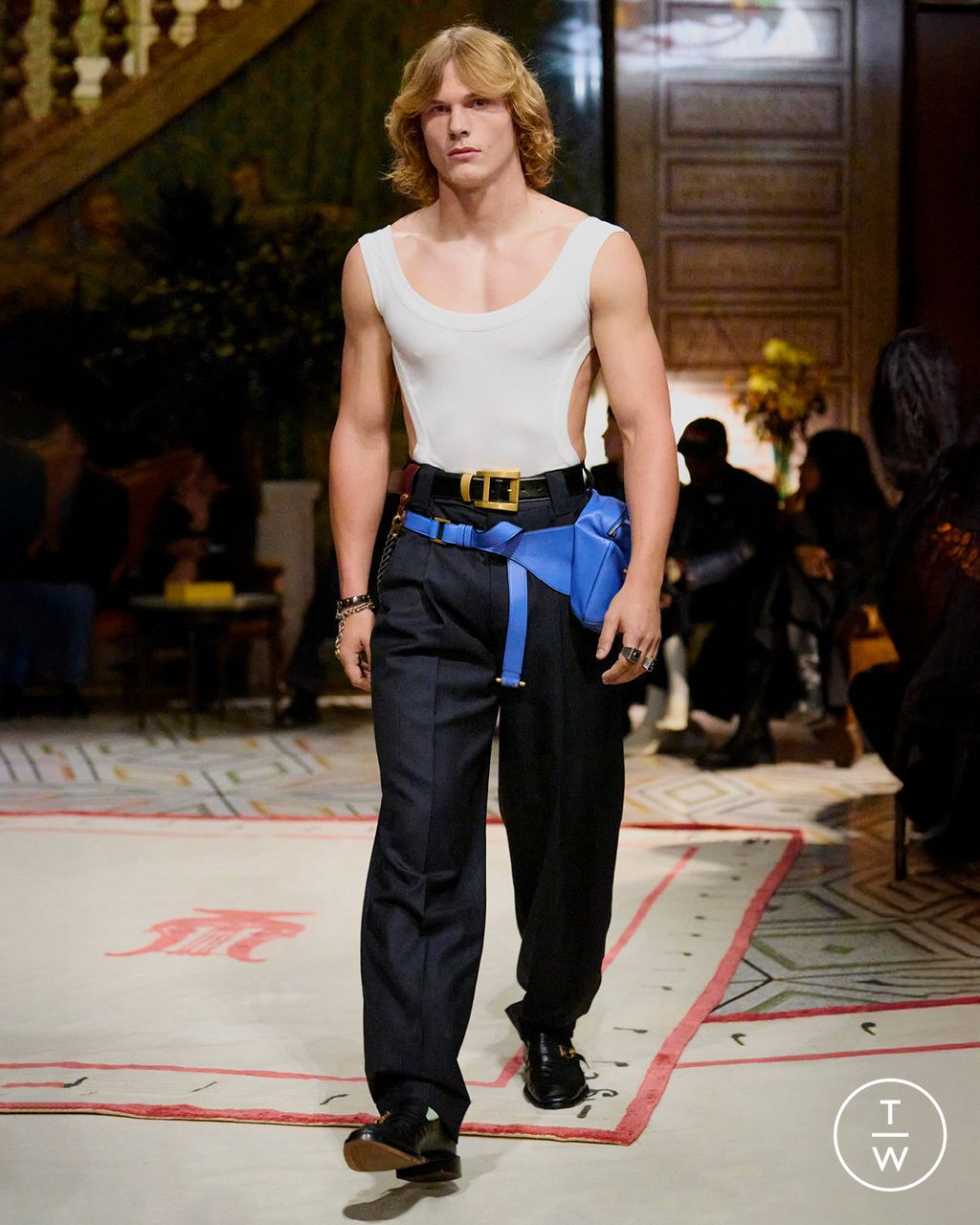 Fashion Week Milan Spring/Summer 2026 look 52 from the Versace collection womenswear