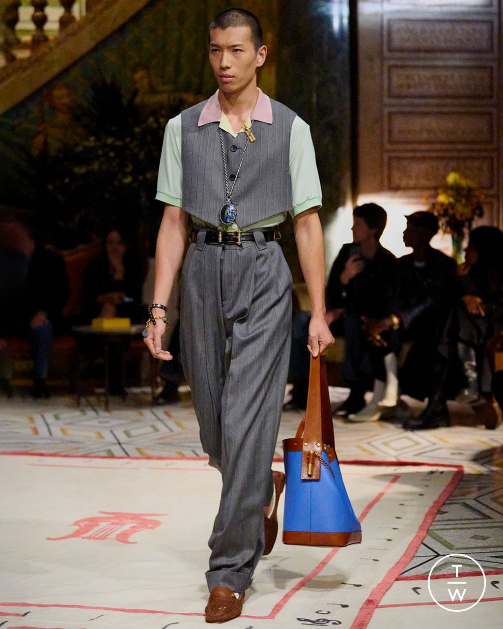 Fashion Week Milan Spring/Summer 2026 look 54 from the Versace collection womenswear