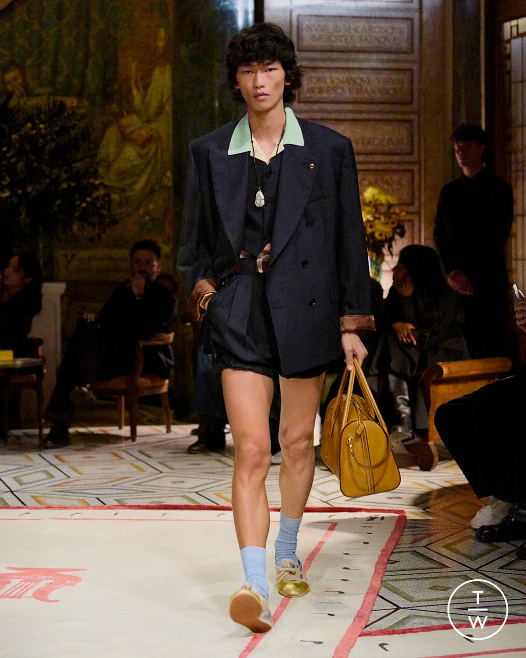 Fashion Week Milan Spring/Summer 2026 look 56 from the Versace collection womenswear