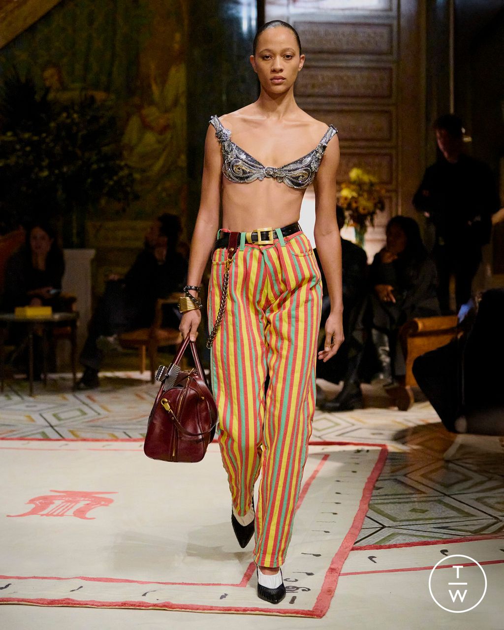 Fashion Week Milan Spring/Summer 2026 look 66 from the Versace collection womenswear