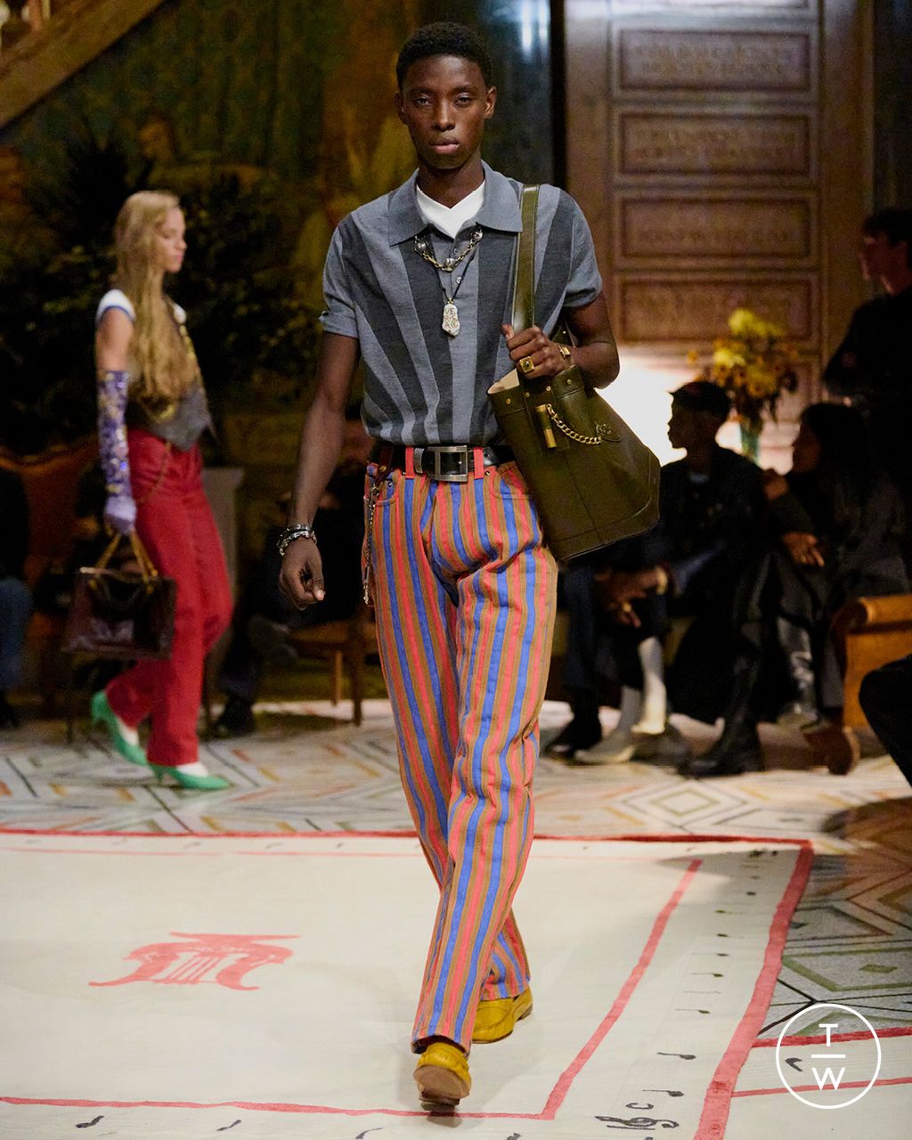 Fashion Week Milan Spring/Summer 2026 look 70 from the Versace collection womenswear