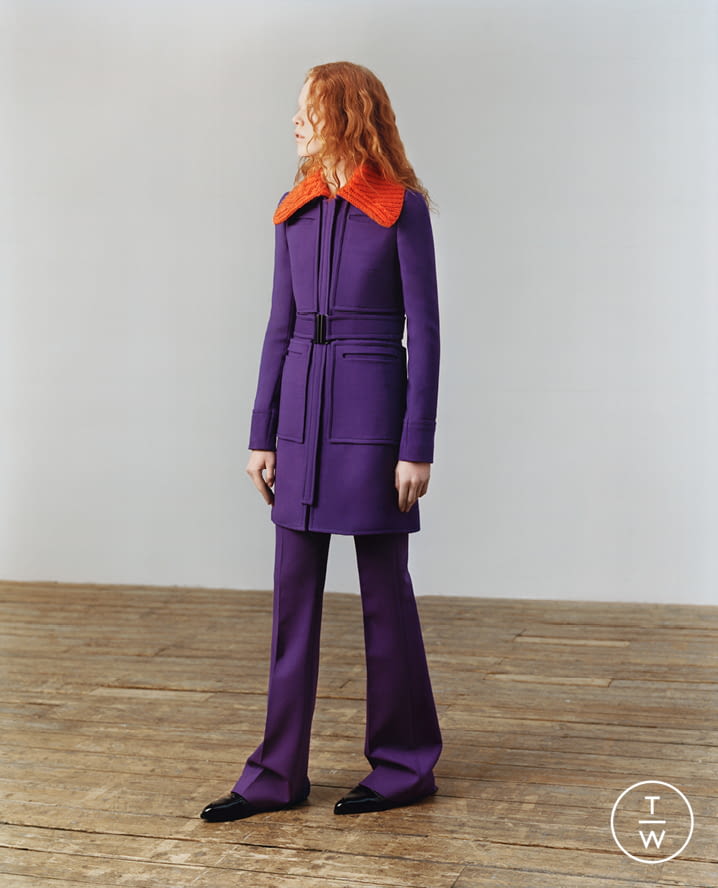 Fashion Week London Fall/Winter 2016 look 10 from the Victoria, Victoria Beckham collection womenswear
