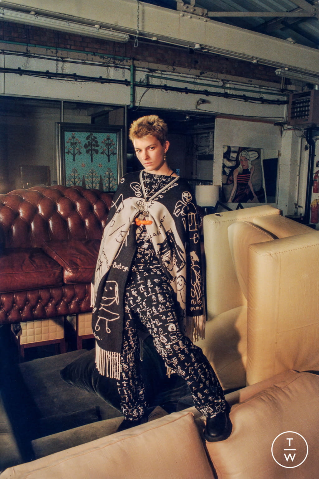 Fashion Week London Fall/Winter 2022 look 41 de la collection Vivienne Westwood womenswear