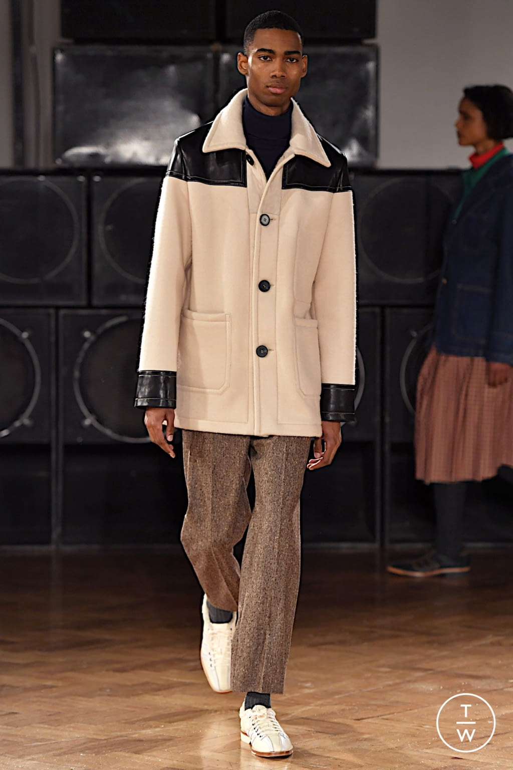 Fashion Week London Fall/Winter 2020 look 13 from the Wales Bonner collection 男装