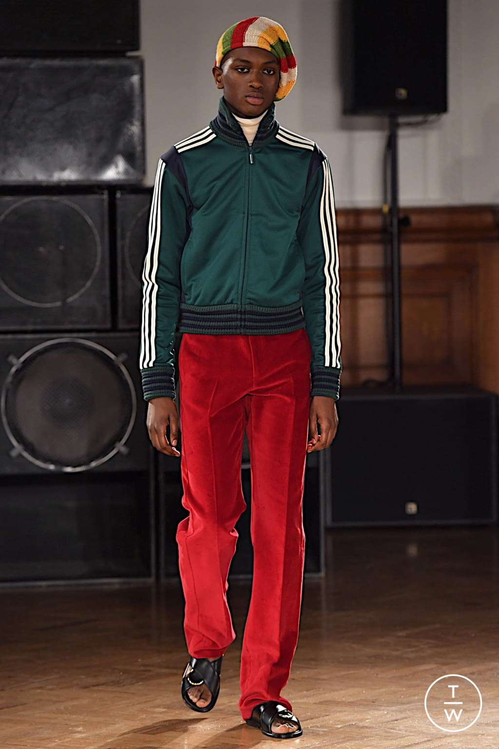 Fashion Week London Fall/Winter 2020 look 15 from the Wales Bonner collection menswear