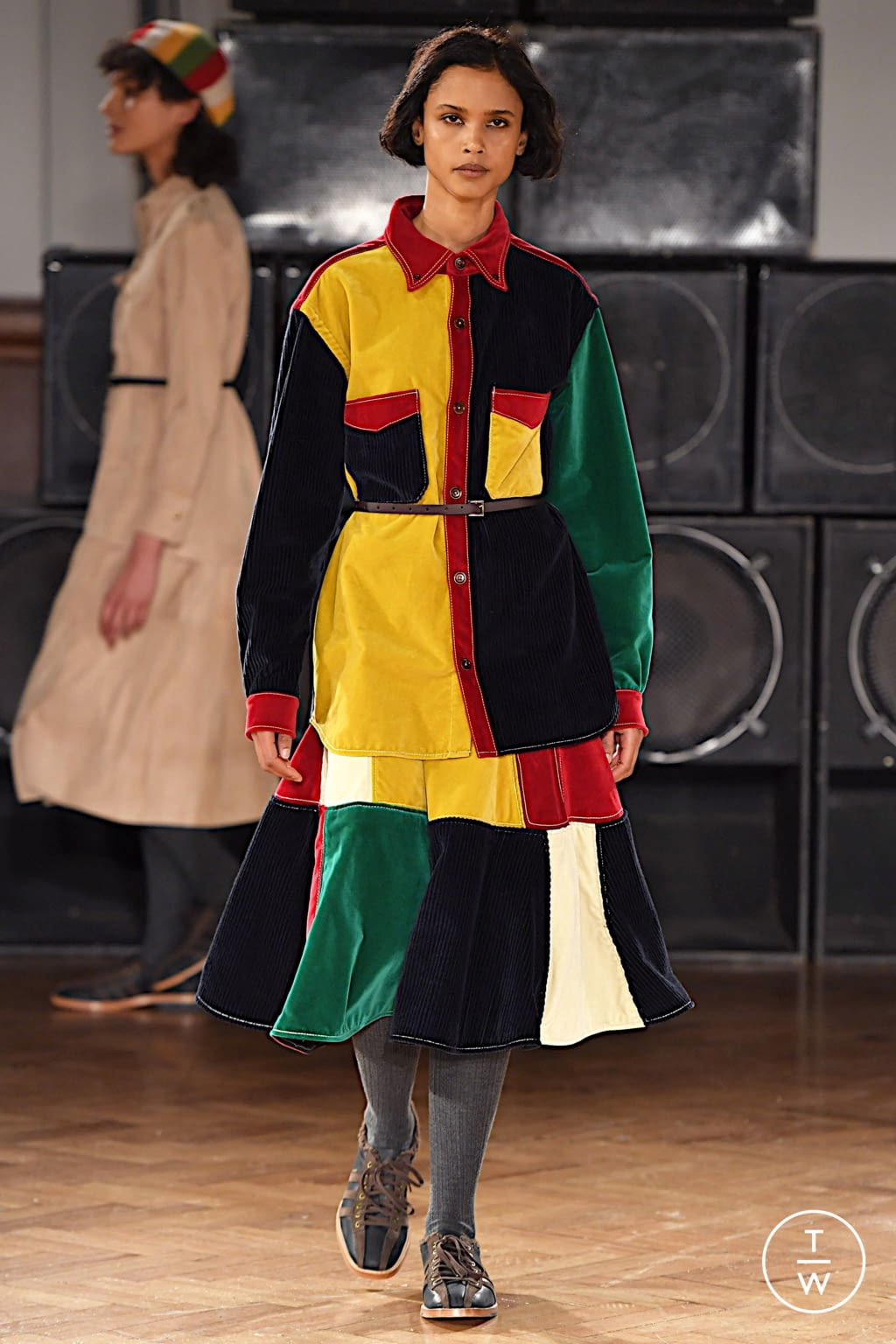 Fashion Week London Fall/Winter 2020 look 25 from the Wales Bonner collection 男装