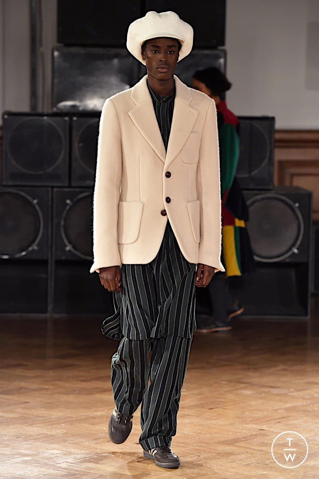 Fashion Week London Fall/Winter 2020 look 24 from the Wales Bonner collection menswear