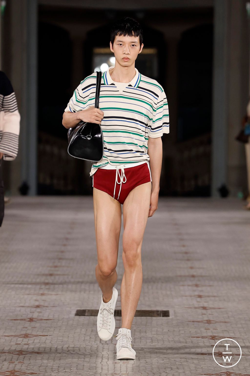 Fashion Week Paris Spring-Summer 2025 look 7 from the Wales Bonner collection menswear