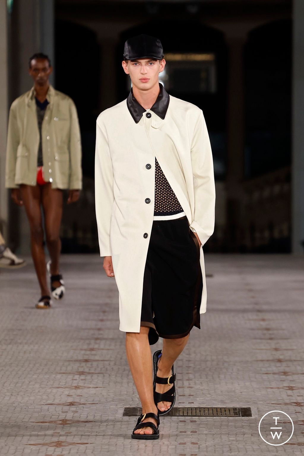 Fashion Week Paris Spring/Summer 2025 look 8 from the Wales Bonner collection menswear