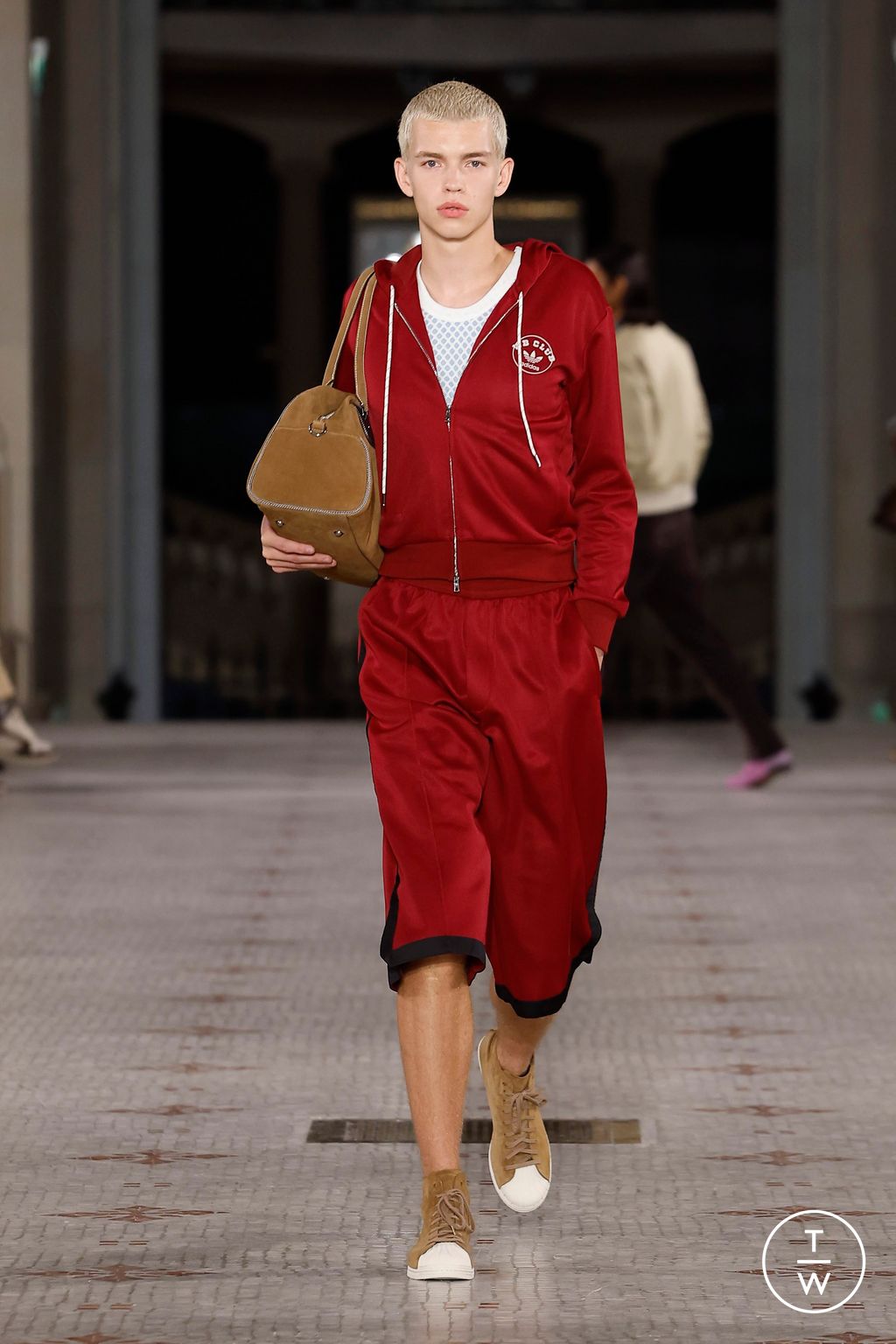 Fashion Week Paris Spring-Summer 2025 look 11 from the Wales Bonner collection menswear