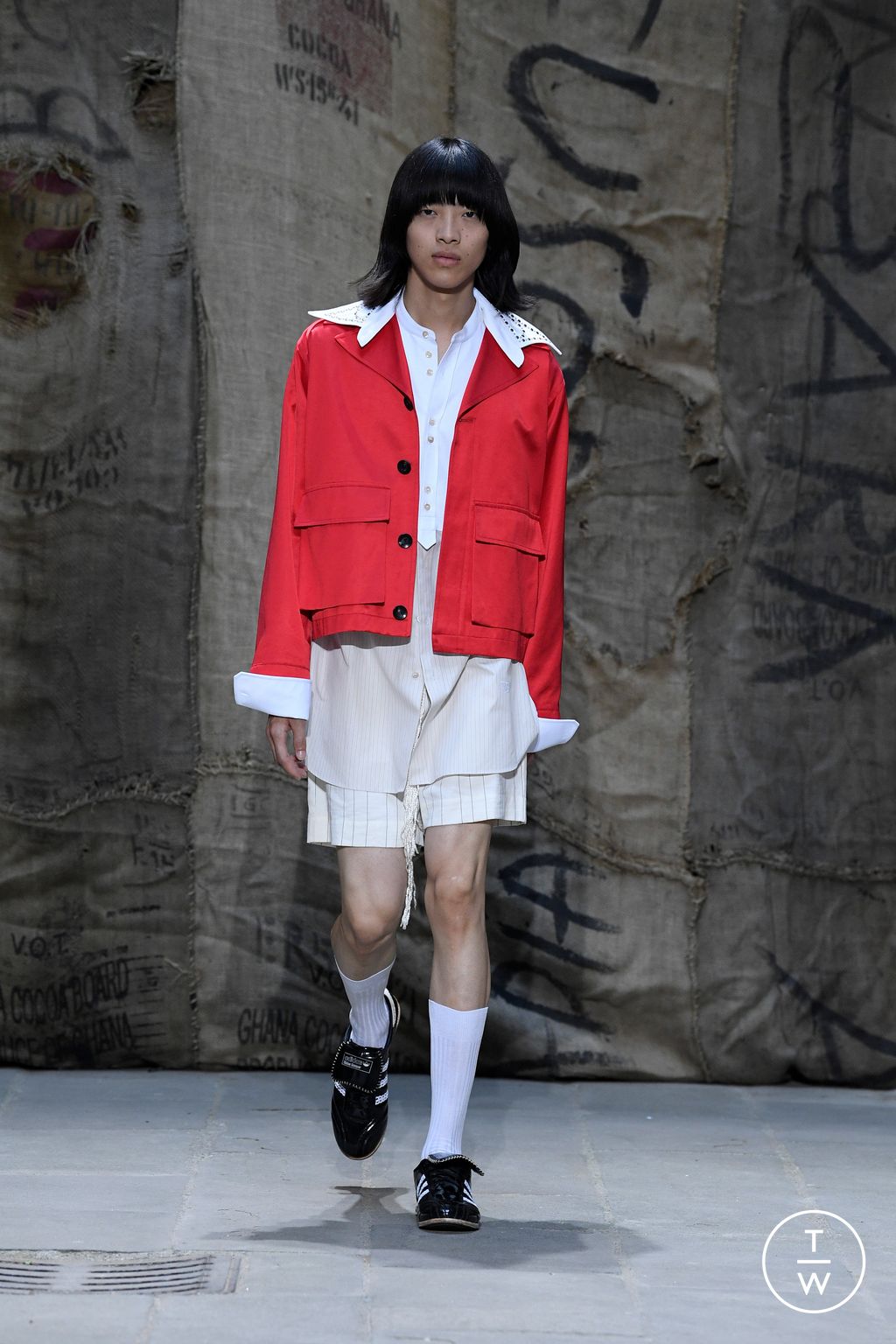 Fashion Week Florence - Pitti Spring/Summer 2023 look 5 from the Wales Bonner collection 男装
