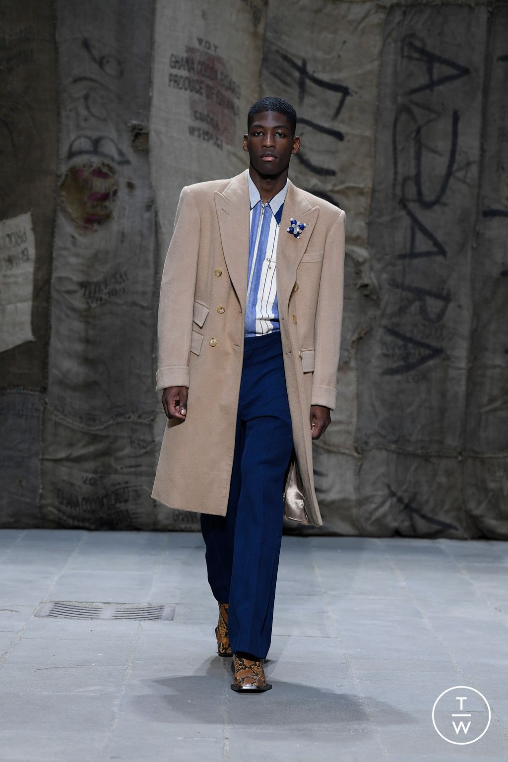 Fashion Week Florence - Pitti Spring/Summer 2023 look 11 from the Wales Bonner collection menswear