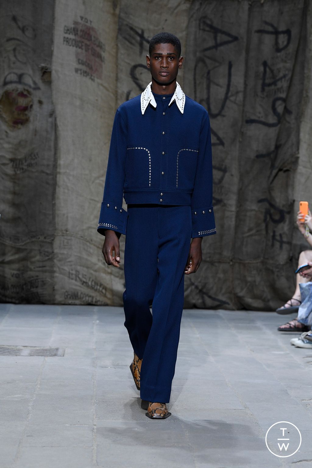 Fashion Week Florence - Pitti Spring/Summer 2023 look 13 from the Wales Bonner collection menswear