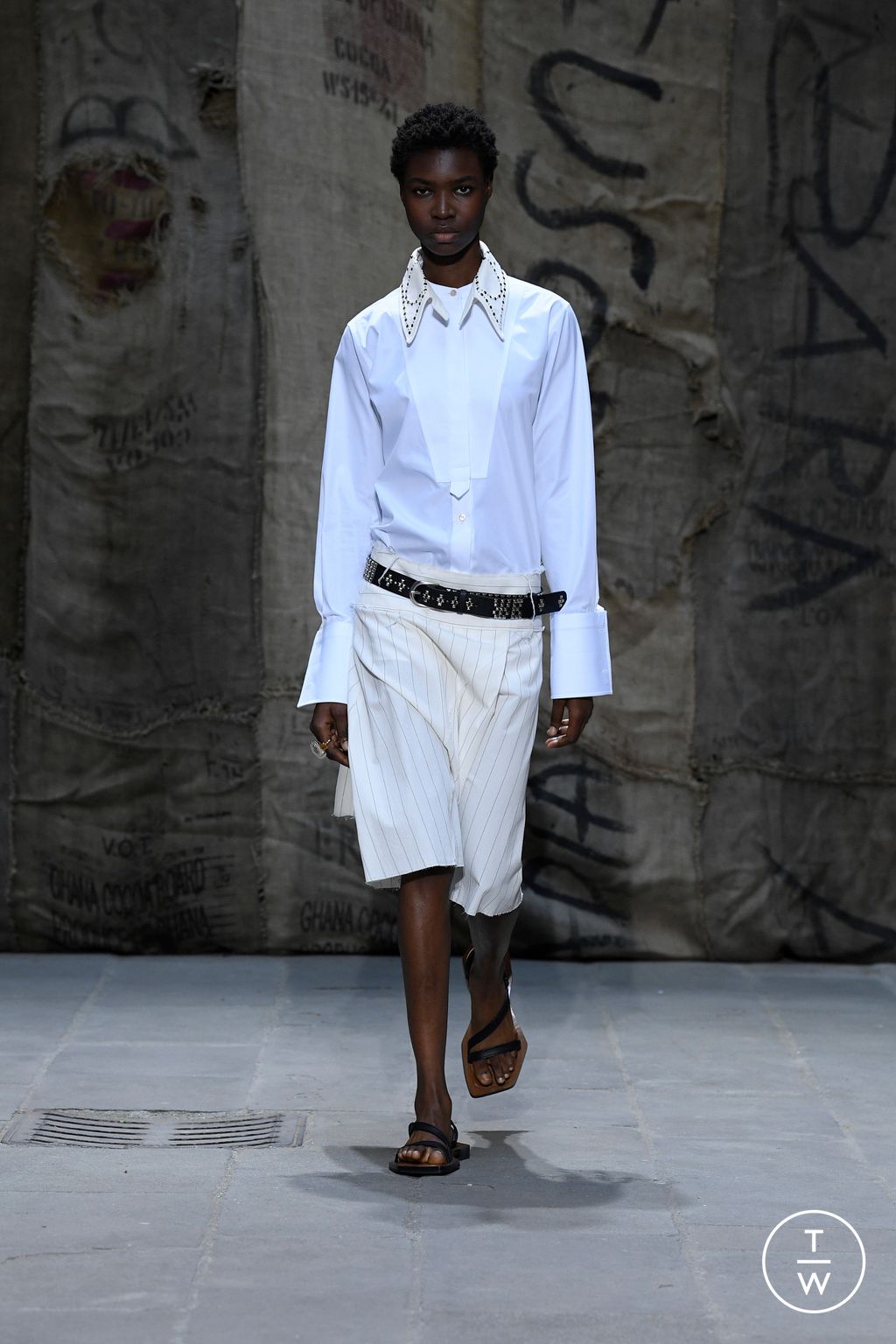 Fashion Week Florence - Pitti Spring/Summer 2023 look 17 from the Wales Bonner collection 男装