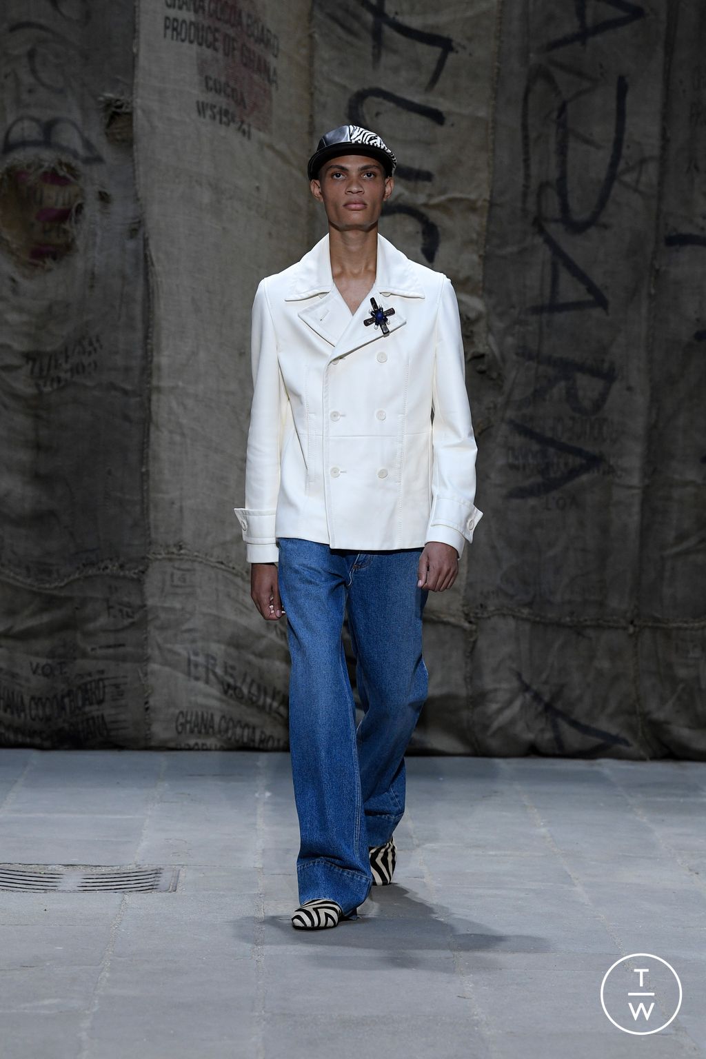 Fashion Week Florence - Pitti Spring/Summer 2023 look 20 from the Wales Bonner collection menswear