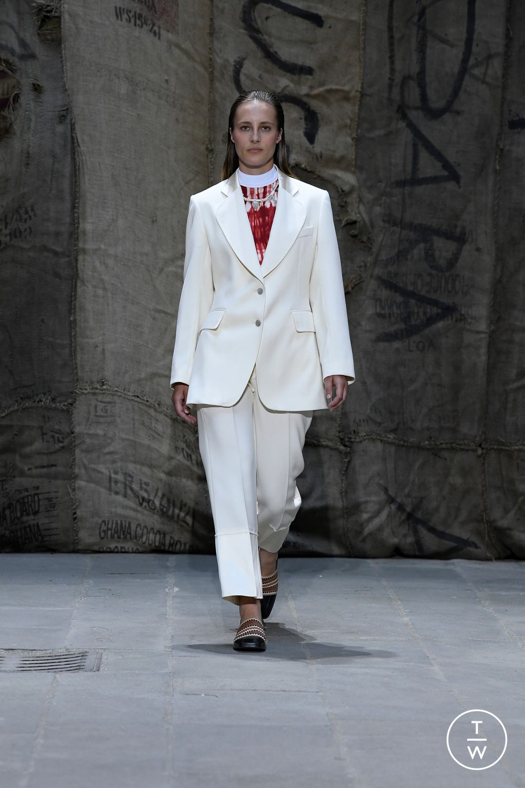 Fashion Week Florence - Pitti Spring/Summer 2023 look 22 from the Wales Bonner collection menswear