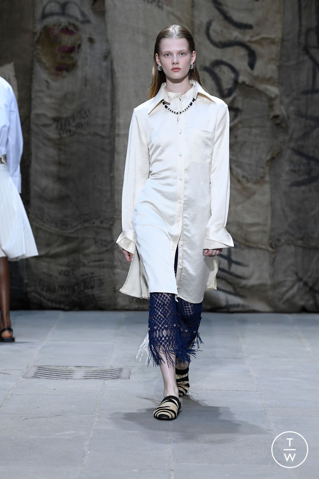 Fashion Week Florence - Pitti Spring/Summer 2023 look 24 from the Wales Bonner collection 男装