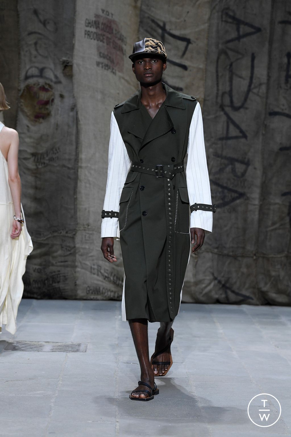 Fashion Week Florence - Pitti Spring/Summer 2023 look 27 from the Wales Bonner collection 男装