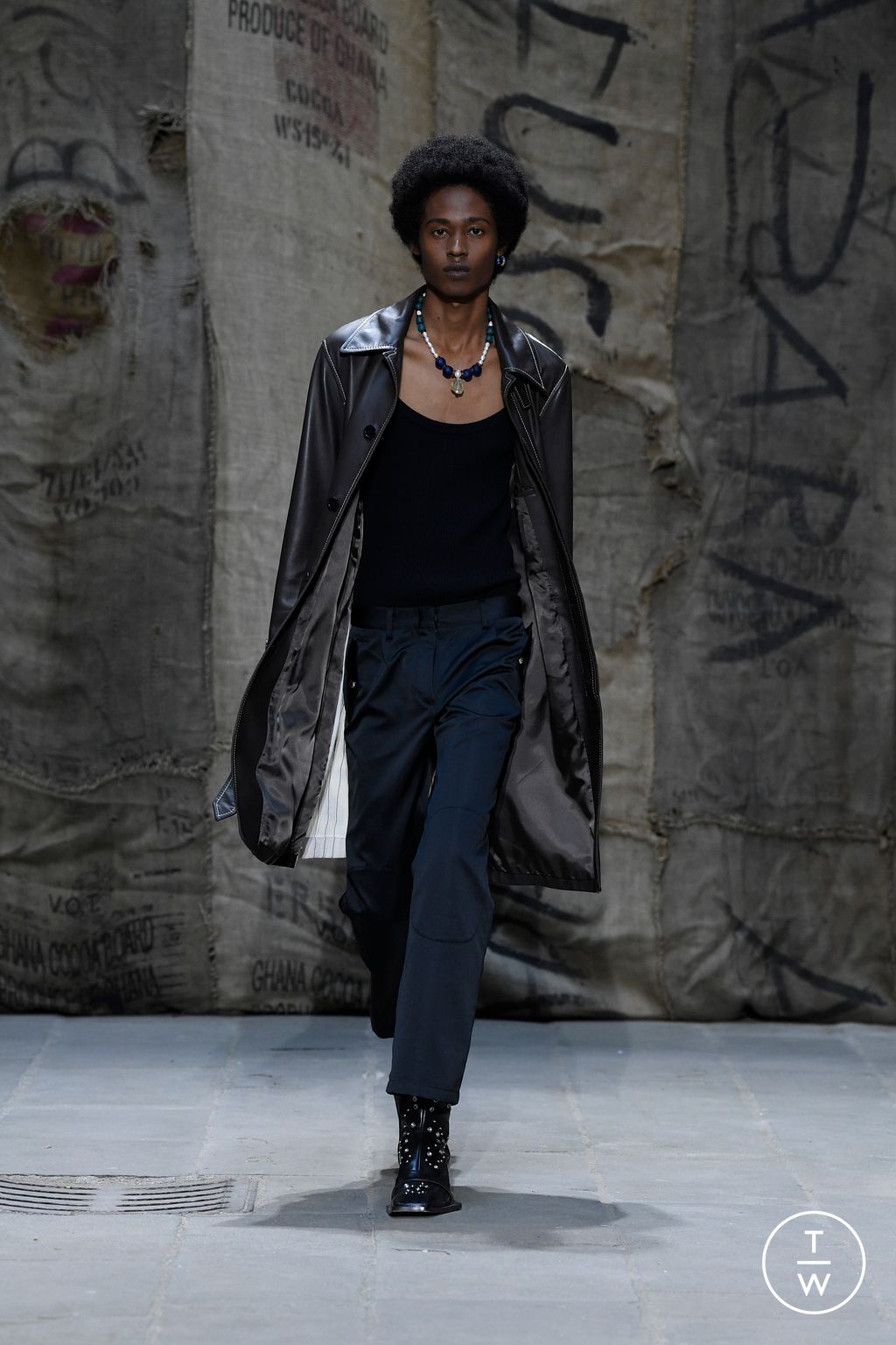 Fashion Week Florence - Pitti Spring/Summer 2023 look 28 from the Wales Bonner collection 男装