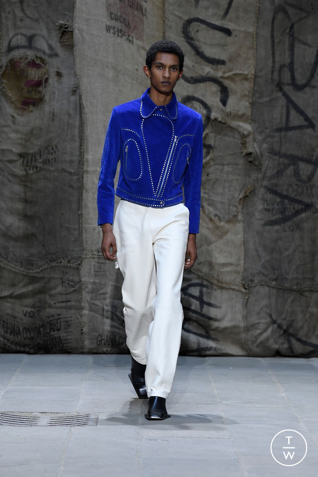 Fashion Week Florence - Pitti Spring/Summer 2023 look 31 from the Wales Bonner collection menswear