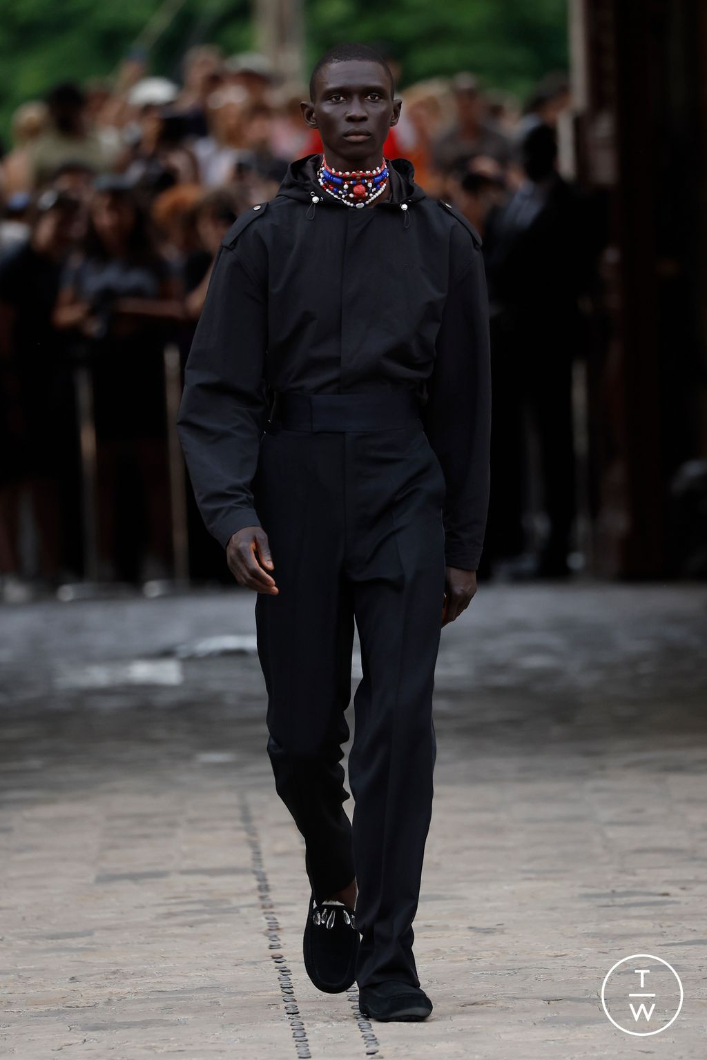 Fashion Week Paris Spring/Summer 2024 look 8 from the Wales Bonner collection menswear