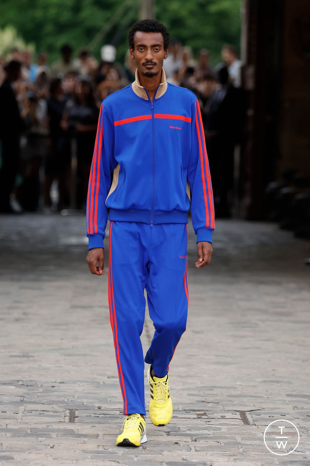 Fashion Week Paris Spring/Summer 2024 look 11 from the Wales Bonner collection 男装