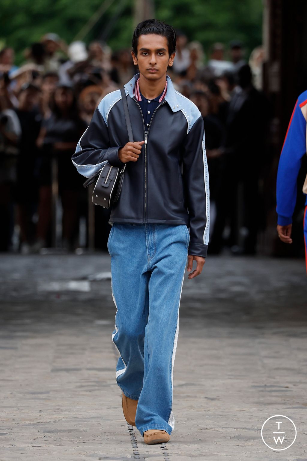 Fashion Week Paris Spring/Summer 2024 look 15 from the Wales Bonner collection menswear