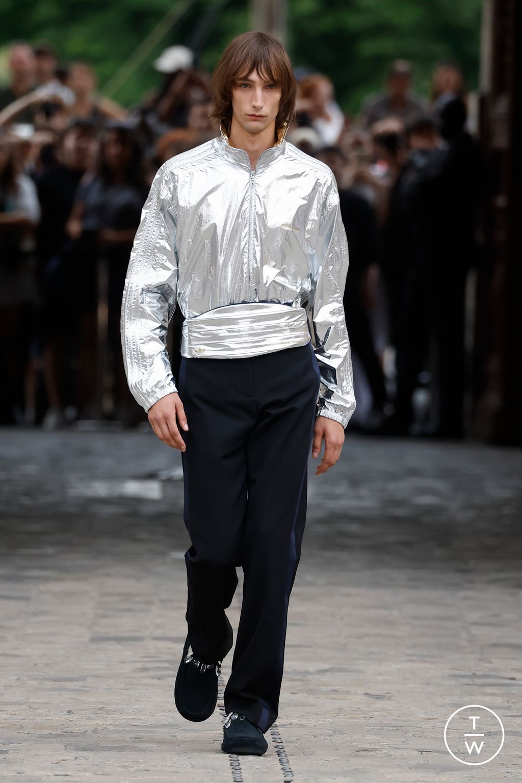 Fashion Week Paris Spring/Summer 2024 look 27 from the Wales Bonner collection menswear