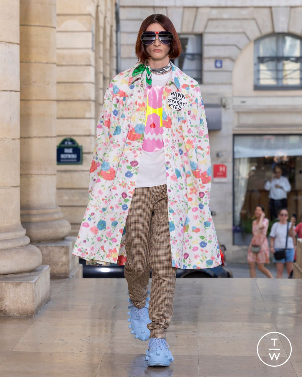 Fashion Week Paris Spring/Summer 2026 look 11 from the Walter Van Beirendonck collection menswear