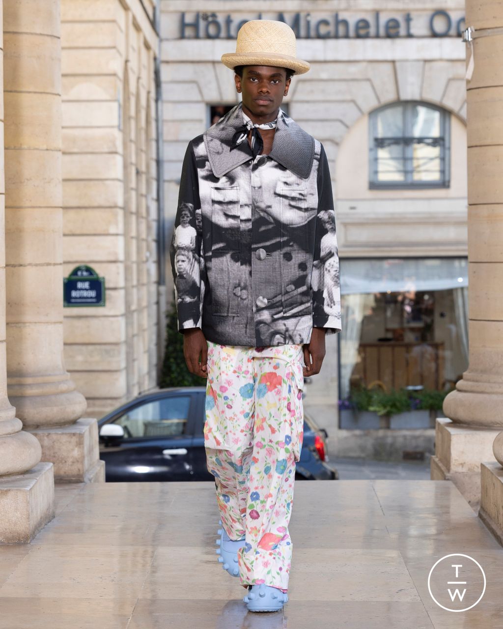Fashion Week Paris Spring/Summer 2026 look 23 from the Walter Van Beirendonck collection menswear
