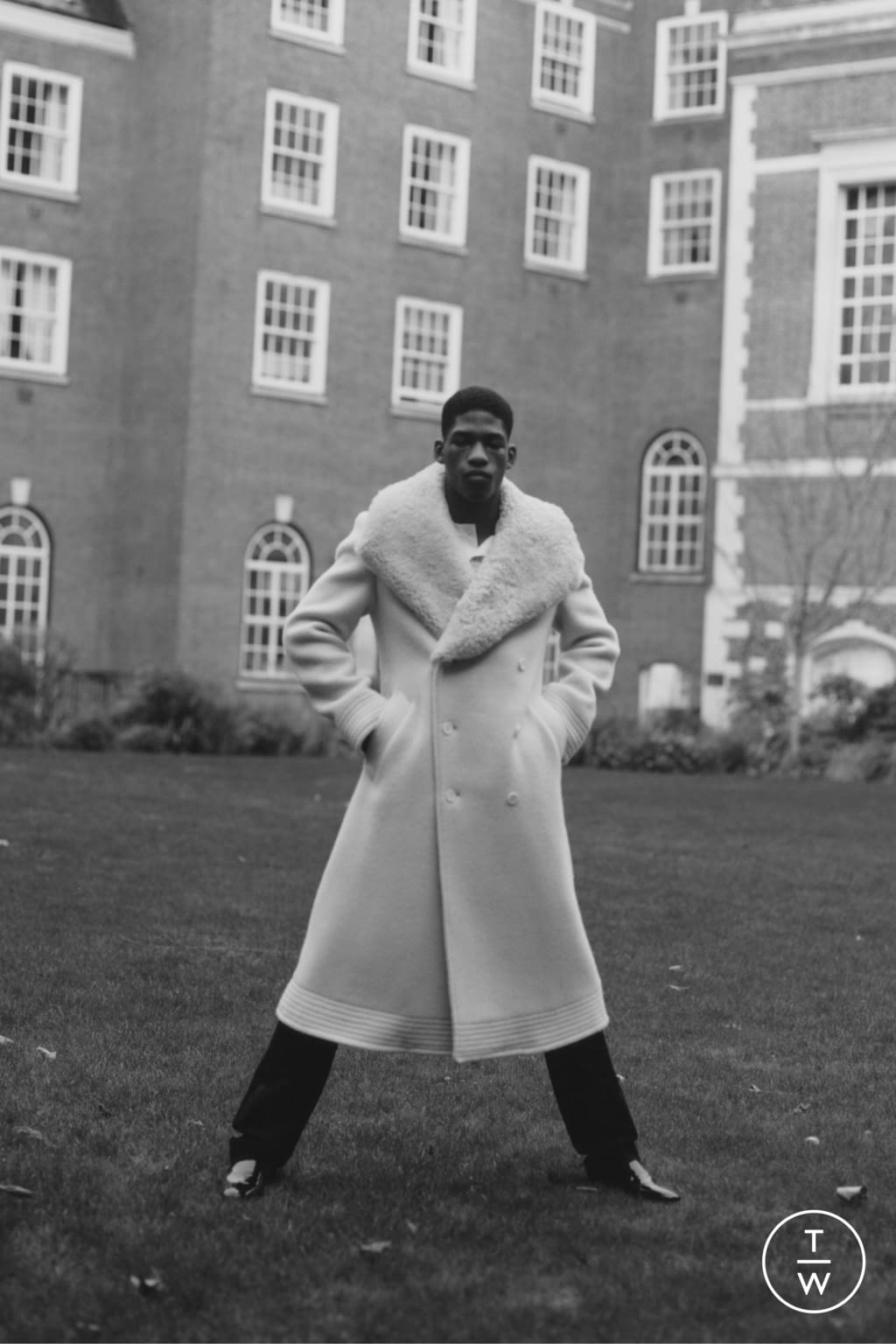 Fashion Week Paris Fall/Winter 2021 look 13 from the Wales Bonner collection menswear