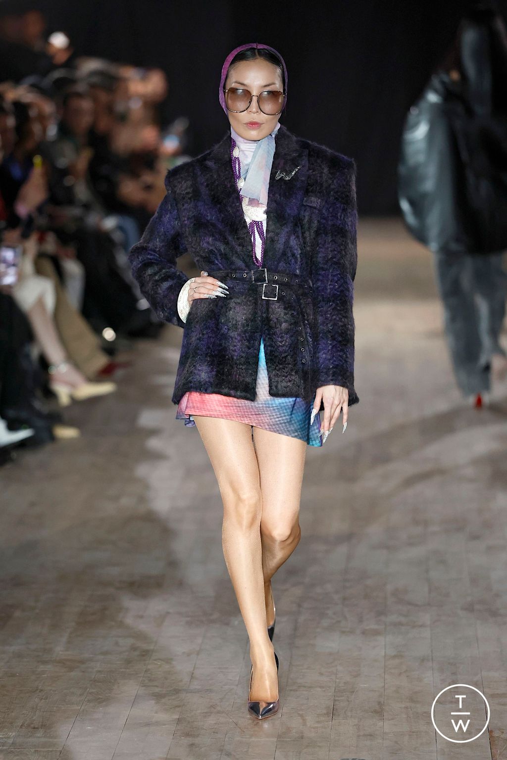 Fashion Week Paris Fall/Winter 2025 look 8 from the WEINSANTO collection womenswear