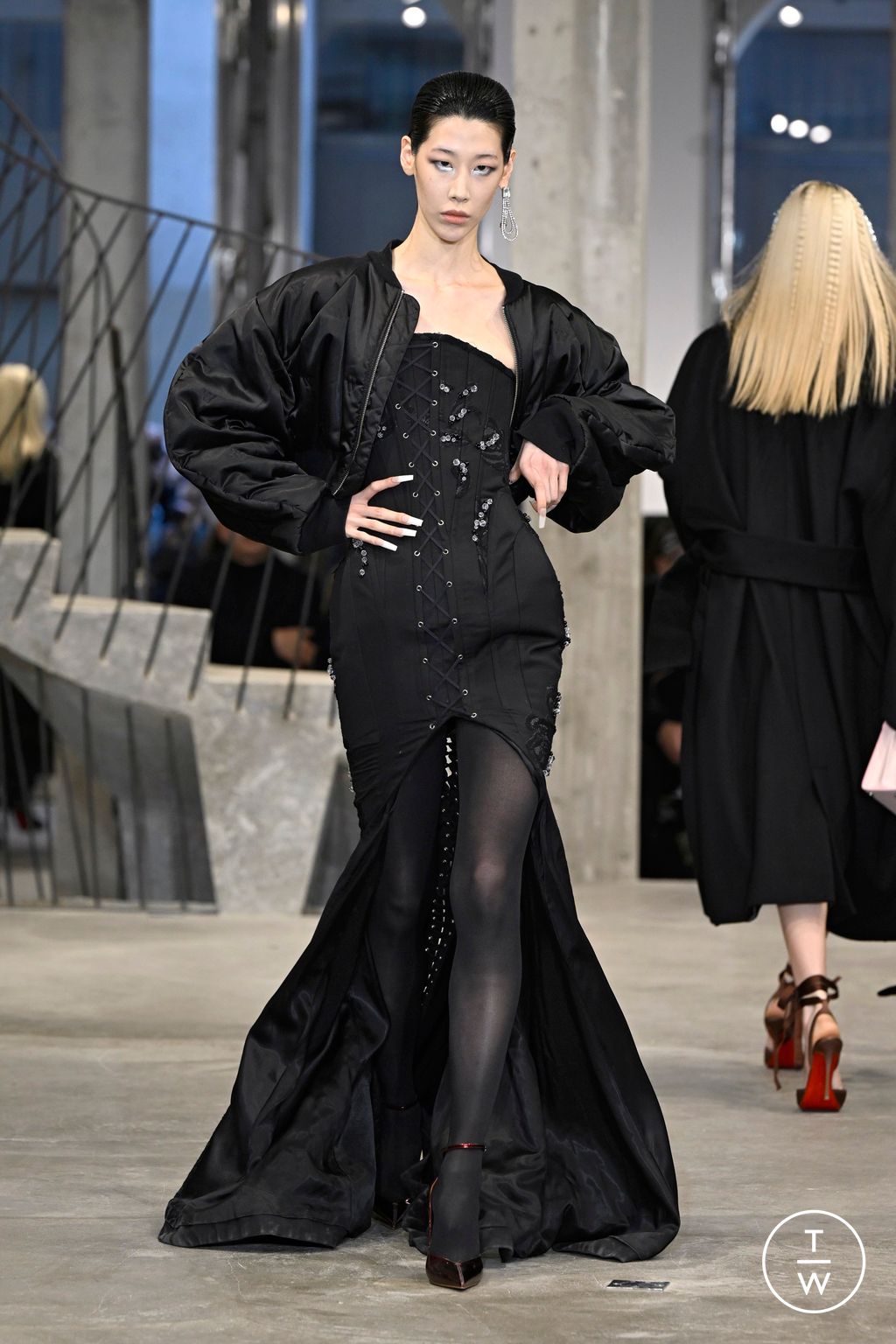 Fashion Week Paris Fall/Winter 2026 look 49 from the WEINSANTO collection womenswear