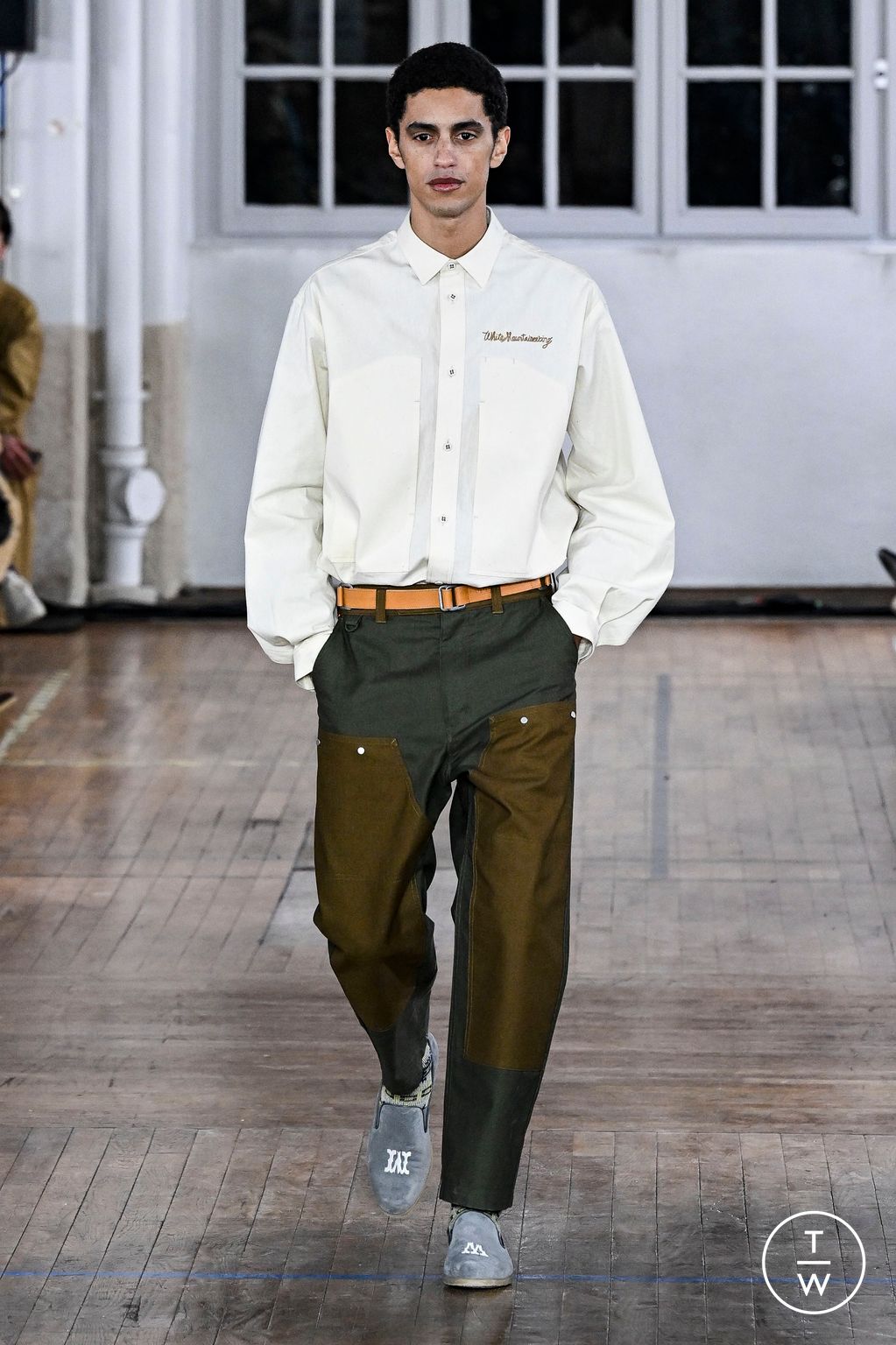 Fashion Week Paris Fall/Winter 2024 look 22 from the White Mountaineering collection menswear