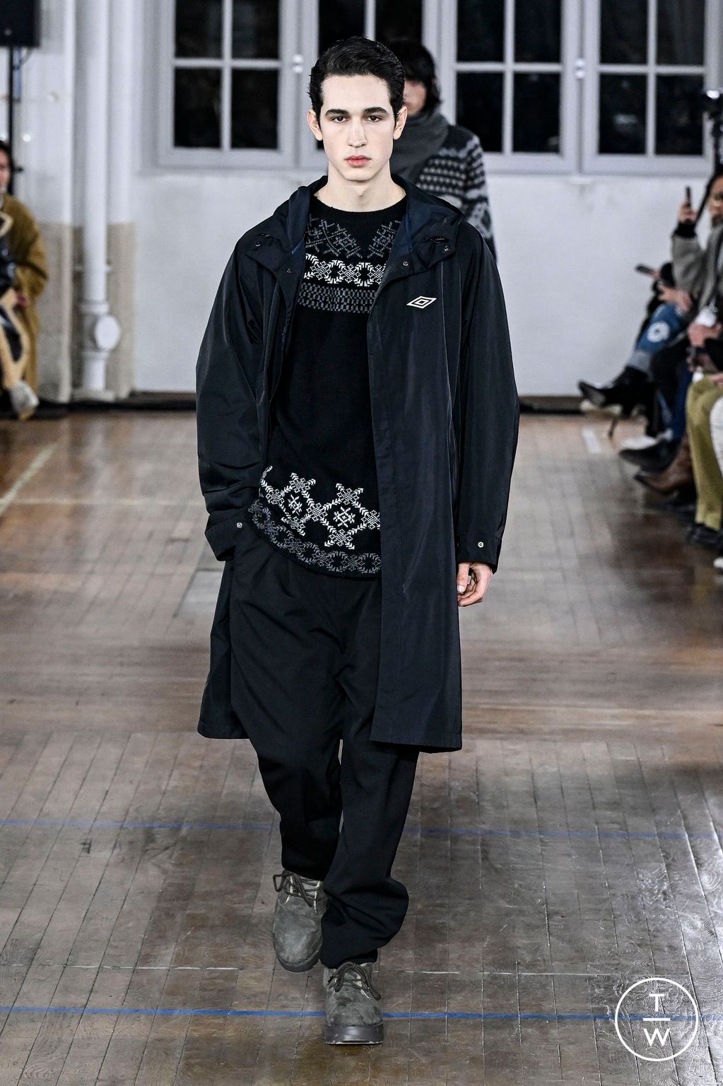 Fashion Week Paris Fall/Winter 2024 look 38 from the White Mountaineering collection menswear