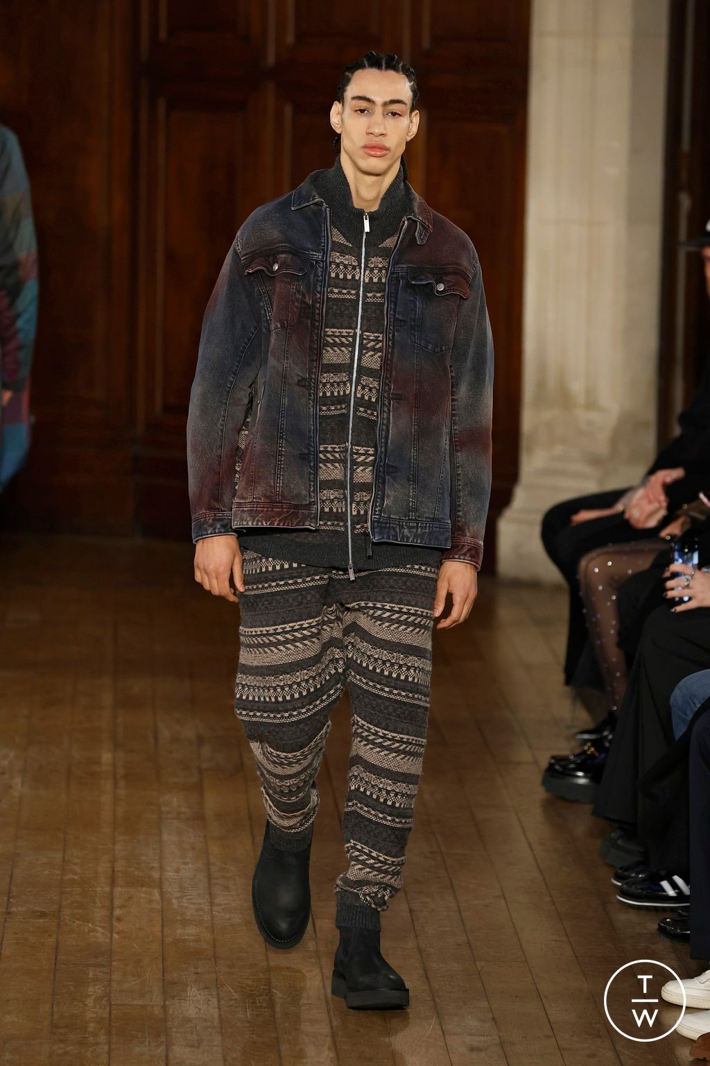 Fashion Week Paris Fall/Winter 2025 look 13 from the White Mountaineering collection menswear