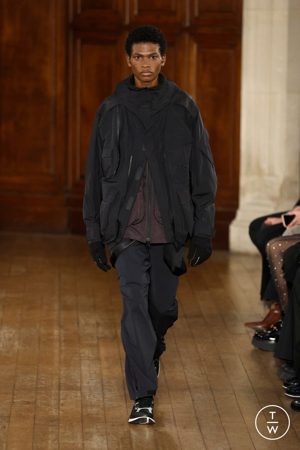 Fashion Week Paris Fall/Winter 2025 look 23 from the White Mountaineering collection menswear
