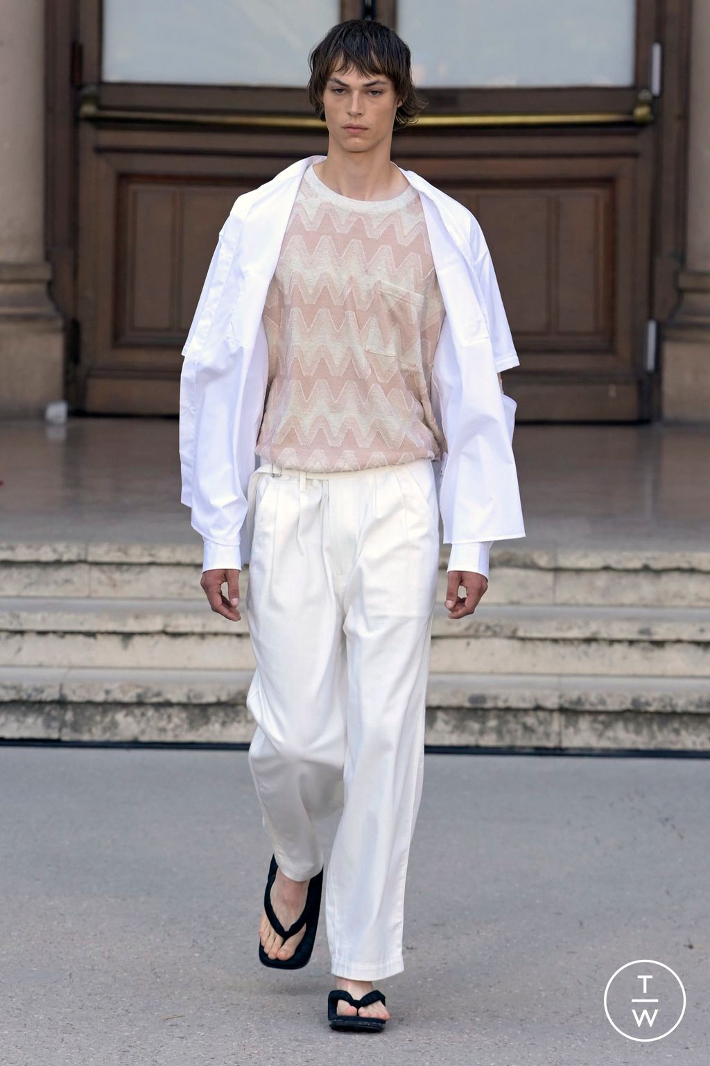 Fashion Week Paris Spring/Summer 2024 look 23 from the White Mountaineering collection menswear