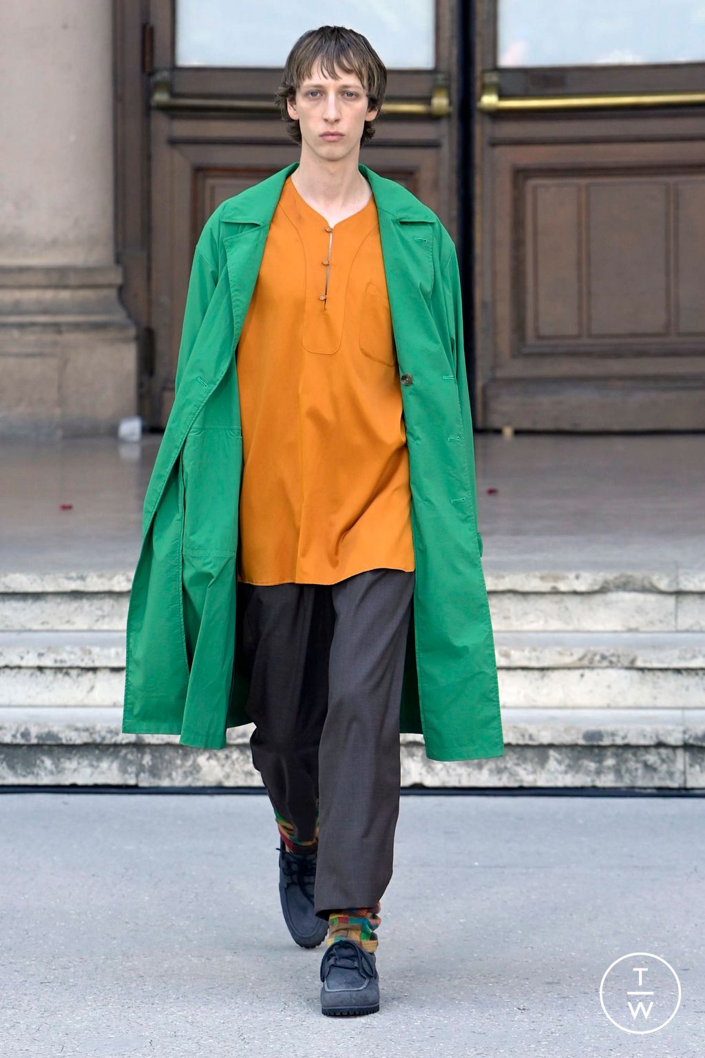 Fashion Week Paris Spring/Summer 2024 look 28 from the White Mountaineering collection menswear