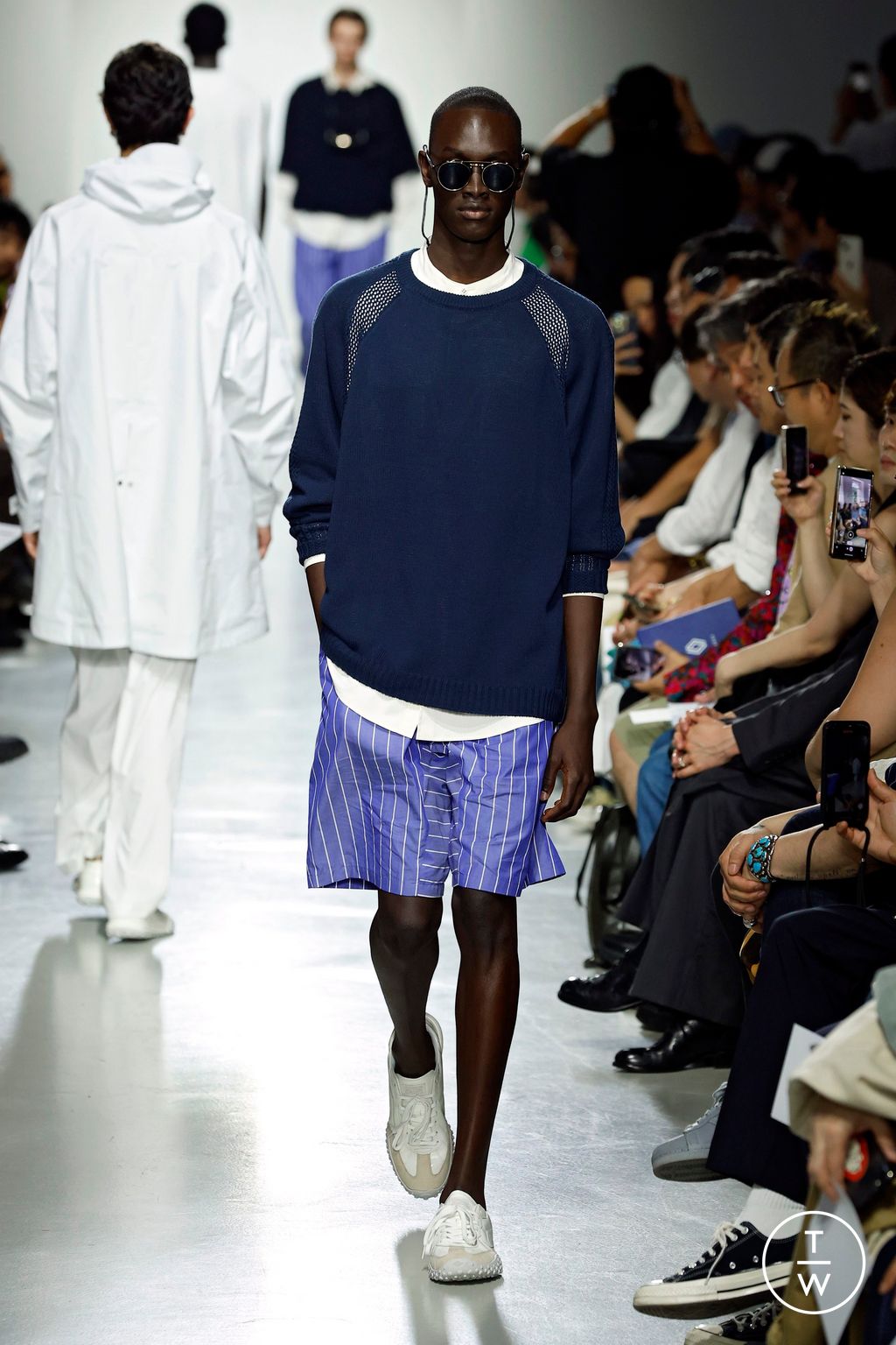 Fashion Week Paris Spring/Summer 2025 look 5 from the White Mountaineering collection menswear
