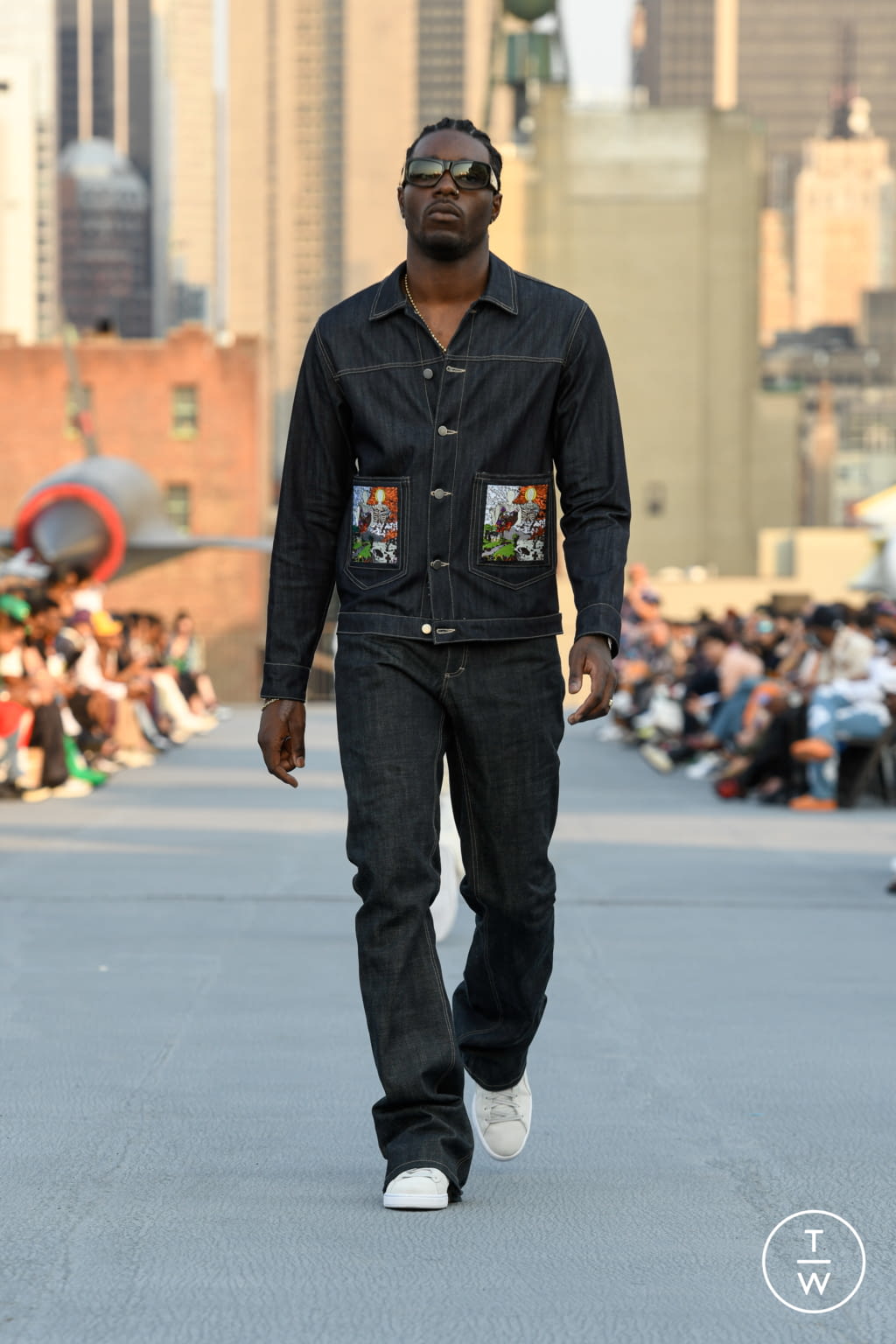 Fashion Week New York Spring/Summer 2022 look 3 from the Who Decides War collection menswear