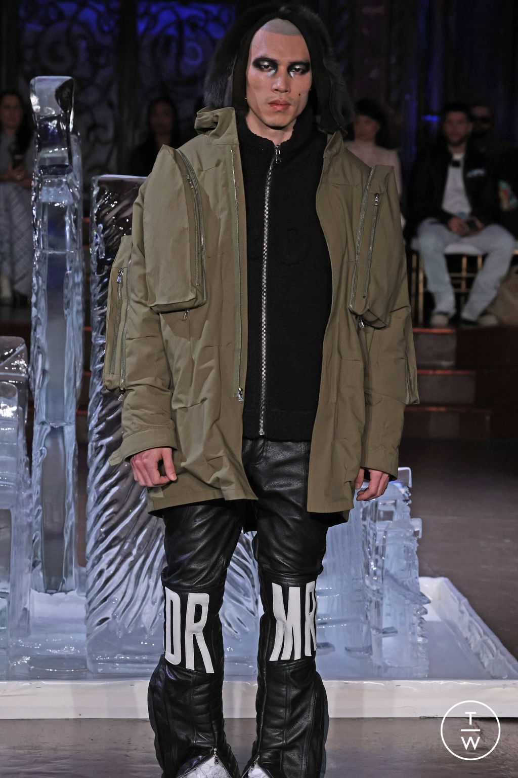 Fashion Week New York Fall/Winter 2023 look 10 from the Who Decides War collection menswear