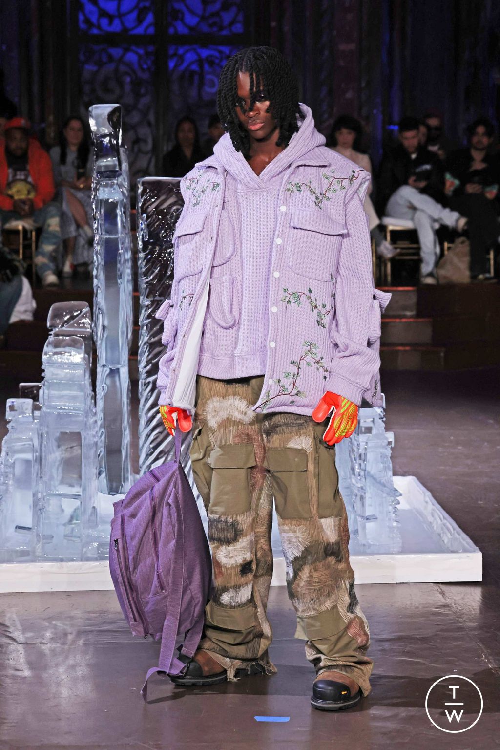Fashion Week New York Fall/Winter 2023 look 38 from the Who Decides War collection menswear